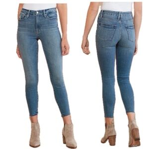 Good American good legs crop blue 473 size 6/28